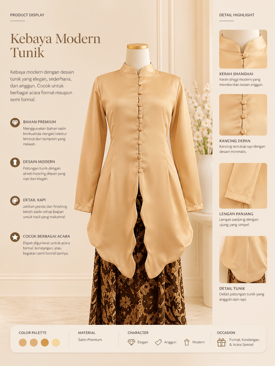 Kebaya Modern Tunik
